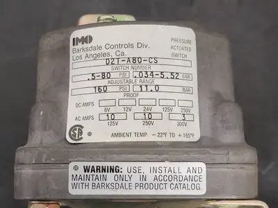 New | in-Stock BARKSDALE D2T-A80SS-CS Switchgears British Columbia CA | Lenmark #243361