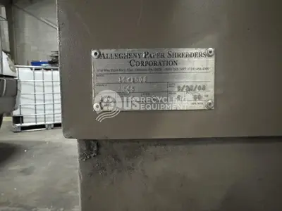 USED 2008 ALLEGHENY 16-150C PAPER SHREDDER