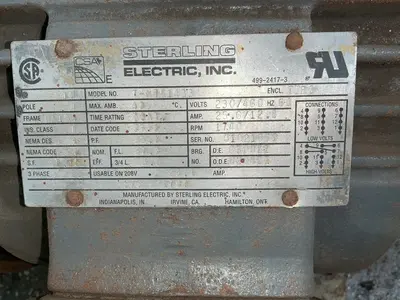Used STERLING TMTR1433 Motors (misc) Ohio US | HGR 24 #1344080