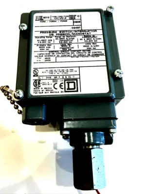 NEW SQUARE D 9012-GCW-2 PRESSURE SWITCH SER.C 9012GCW2