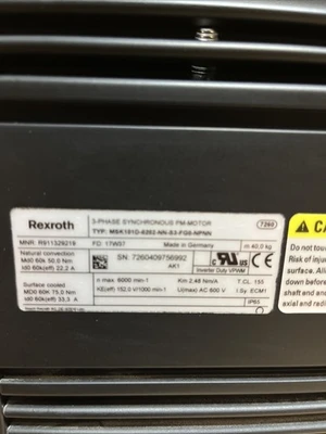 NEW Rexroth MSK101D-0202-NN-S3-FG0-NPNN