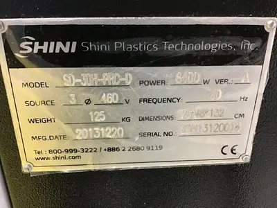 Used 2013 SHINI SD-30H-PHC-D Dryers | Ideal Machinery #661961