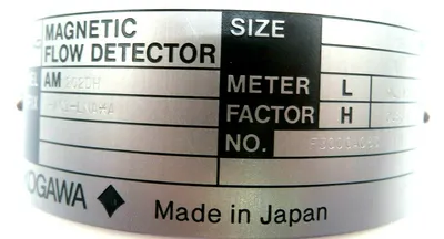 NEW YOKOGAWA AM202DH MAGNETIC FLOW DETECTOR 25MM AM202DH-AC1-LNAXA