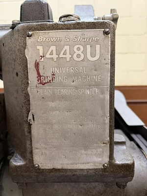 USED 1967 Brown & Sharpe 1448U, RISERS AVAILABLE TO INCREASE SWING TO 21"