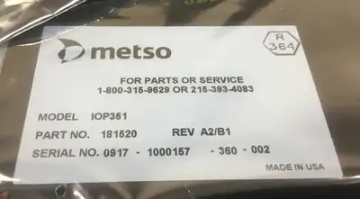 Used Metso 181520 Relays & Switches South Carolina US | Palmetto Automation #1521192