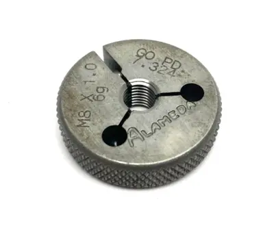 New | in-Stock ALAMEDA M8 X 1.0-6G THREADED RING GAUGE GO PD 7.324 Pin & Plug Gages Michigan US | Maverick Industrial Sales #1123039