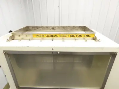 Jantec Food Grade Rotary Granulator Sifter Cereal Sizer Janasizer Conveyor 3PH