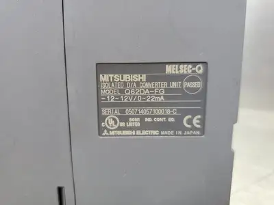 Used Mitsubishi Q62DA-FG PLC Input & Output South Carolina US | Palmetto Automation #1505172