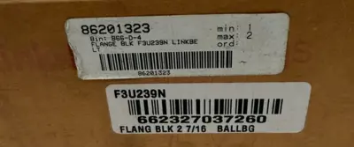 NEW REXNORD LINK-BELT F3U239N 4-BOLT FLANGE BLOCK BEARING 2-7/16" BORE