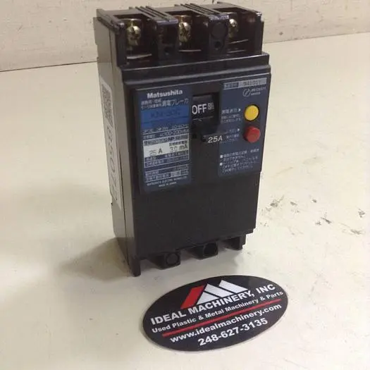 Used MATSUSHITA ELECTRIC KM-30C-25 Circuit Breakers Michigan US | Ideal Machinery #604410
