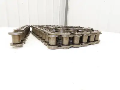 Tsubaki RS120 #120 Roller Chain Riveted W/Connector Link 10 Feet Length