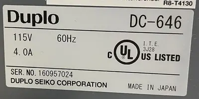 USED 2016 DUPLO 646