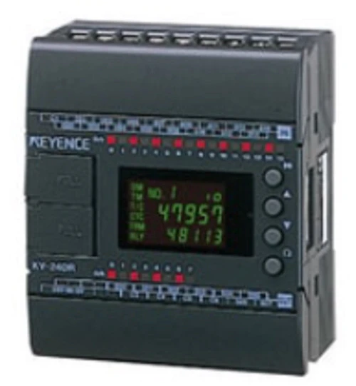 Keyence KV-24T Programmable Logic Controller, 16 In, 8 Out, 4 Common Out, MOSFET [New]