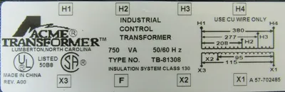 NEW ACME TB-81308 TRANSFORMER TB81308