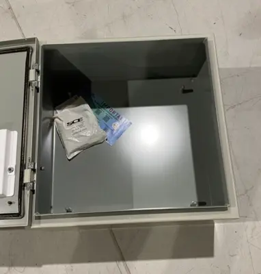 New | in-Stock Saginaw Control & Engineering Enclosure 20" x 20" x 10" Gray Electrical Boxes Michigan US | Maverick Industrial Sales #1475158