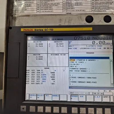 USED 2011 YOU-JI YV1200 ATC REMOTE JOG HANDLE, CHIP CONVEYOR