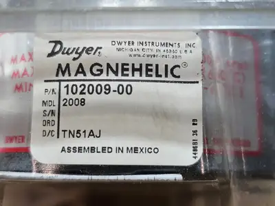 New | in-Stock MAGNEHELIC 102009-00 Parts (Hydraulics and Pneumatics) British Columbia CA | Lenmark #1440709