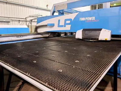Used 2010 FINN-POWER LP6 PUNCH LASER COMBO Laser Combo Punches | Machine Factory Outlet #1267093