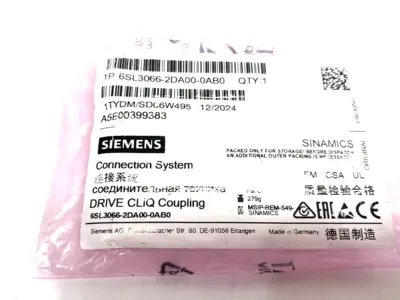 New | in-Stock Siemens SINAMICS Coupling for DRIVE-CLIQ IP67 Cable Prot. Connector Accessories Michigan US | Maverick Industrial Sales #1468109