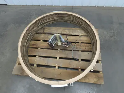 Four Bar Electrification 125A 600V 10 Conductor 60" Diameter Bussway Rail Union