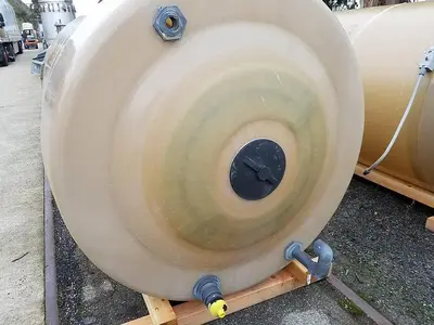 Tank, 1,165 Gallon, FRP, Design Tanks, 58" X 94", #S742634