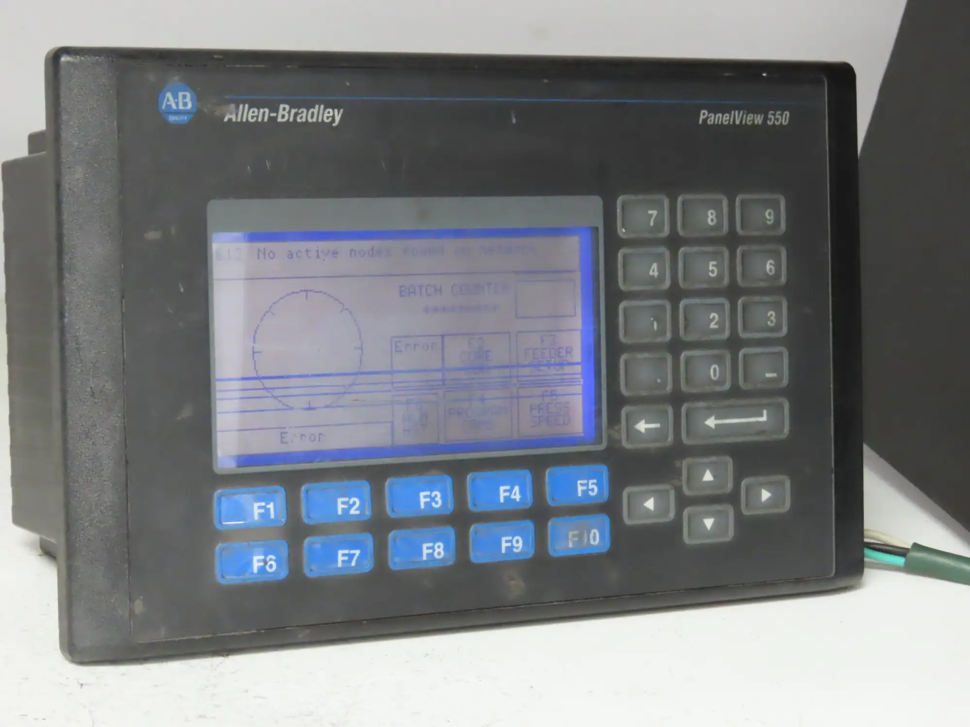 Allen Bradley 2711-B5A2X PanelView 550 HMI Control Terminal Ser H Rev D FRN 4.46