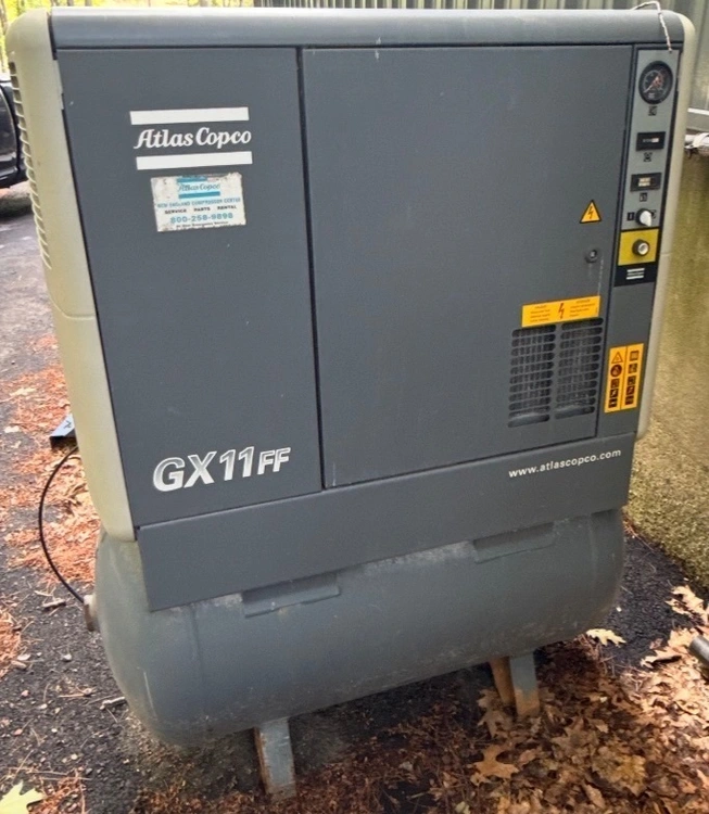 Used ATLAS COPCO GX11 FF Rotary Screw & Sliding Vane Air Compressors Massachusetts US | ARC Equipment Corp #1284074