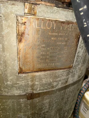USED ALLOY FABRICATORS 50 GALLON