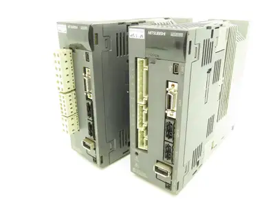 Mitsubishi MR-J3-100B AC Servo Inverter Drive 1kW 200-240V 3Ph MELSERVO Lot of 2