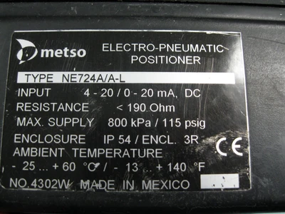 USED Metso NE724A/A-L