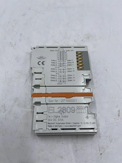 Used BECKHOFF BECKHOFF EL2809 PLC Input & Output | ND Industrial Surplus #1213486