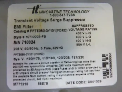 NEW INNOVATIVE TECHNOLOGY INC FPTE080-3Y101
