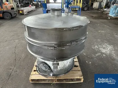 USED SWECO 48" Sweco screen, S/S, Model XE48588, Single Deck