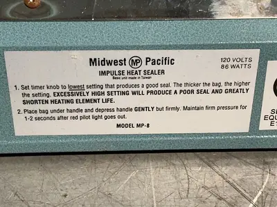 Used MIDWEST PACIFIC MP8 Miscellaneous Packaging Equipment Ohio US | HGR 24 #1287458