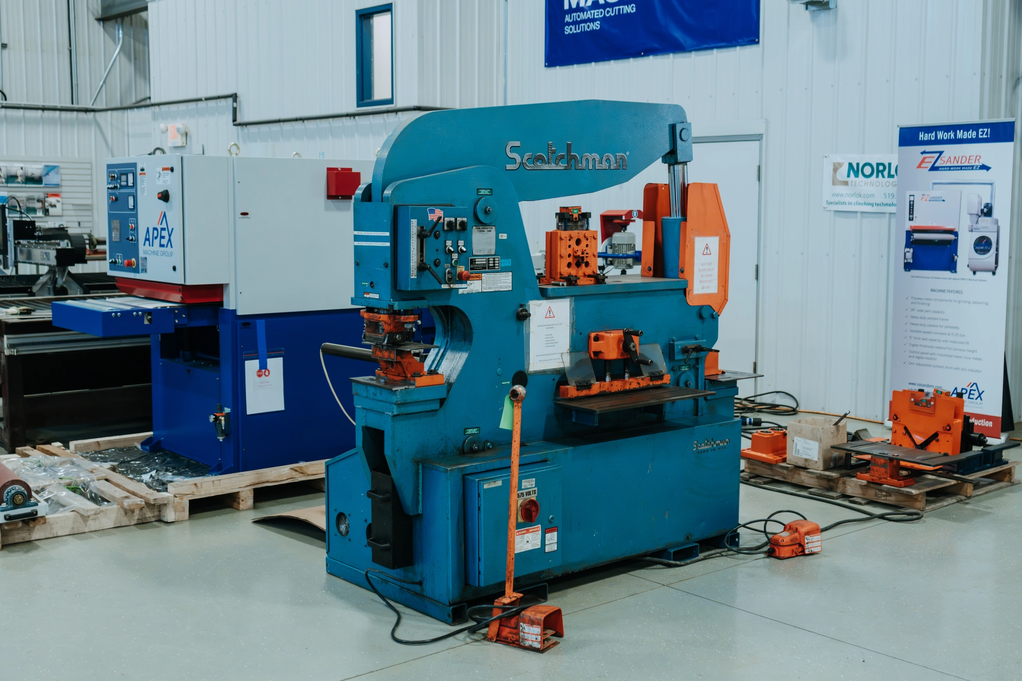 Used SCOTCHMAN PRE-OWNED SCOTCHMAN 150 TON IRONWORKER Ironworkers Manitoba CA | Empire Machinery & Tools Ltd. #1359740
