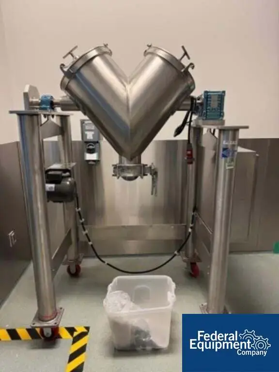 USED Keith Machinery Corp 2 Cu Ft Keith Machinery Twin Shell Blender, S/S