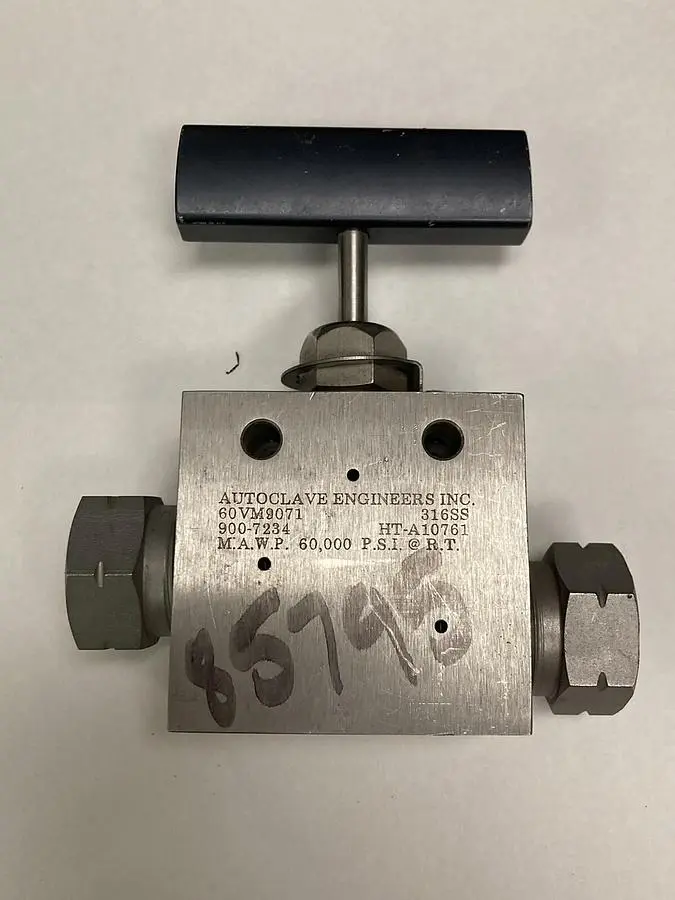 Used PARKER AUTOCLAVE ENGINEERS 60VM9071 Pump & Valve Parts Ohio US | Surplus Asset Holdings #1246442