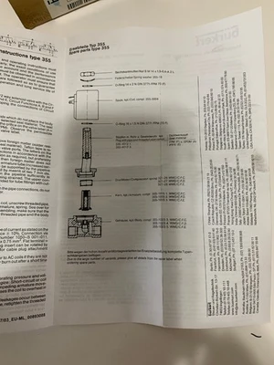 NEW Burkert 00026424