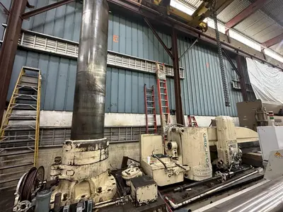 12' X 26" CARLTON MODEL #5A TRAVELING BASE RADIAL ARM DRILL: STOCK #21125
