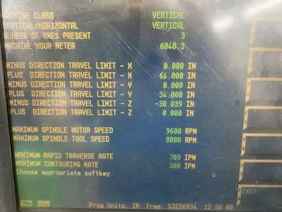 USED 2000 HURCO VMX64