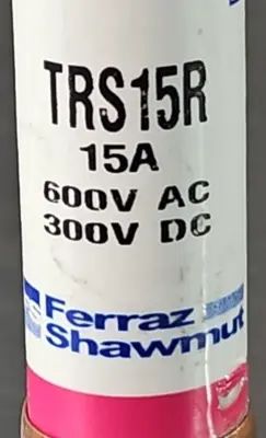 Ferraz Shawmut TRS15R SmartSpot Time Delay Fuse 15A loc4D27
