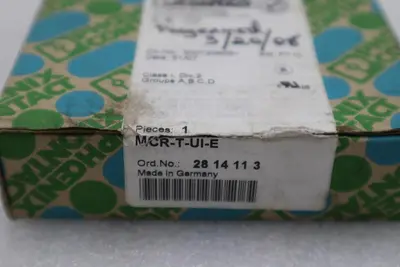 NEW IN BOX PHOENIX CONTACT MCR-T-UI-E TRANSDUCER MODULE STOCK H277A