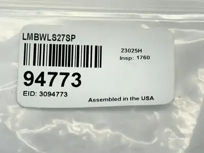 LMBWLS27SP | Banner  Snap Clip Bracket 94773 - New
