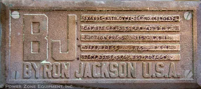 USED BYRON JACKSON 3X6X9E DVMX