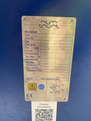 New | in-Stock 2024 ALFA LAVAL AQ4T-BFG Heat Exchangers GB | Perry Equipment #1285794