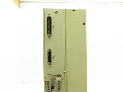 Siemens 6SN1123-1AA00-0DA1 SIMODRIVE 611 Single Axis Power Module 80A w/Control