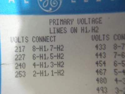 USED GENERAL ELECTRIC 9T23B2671