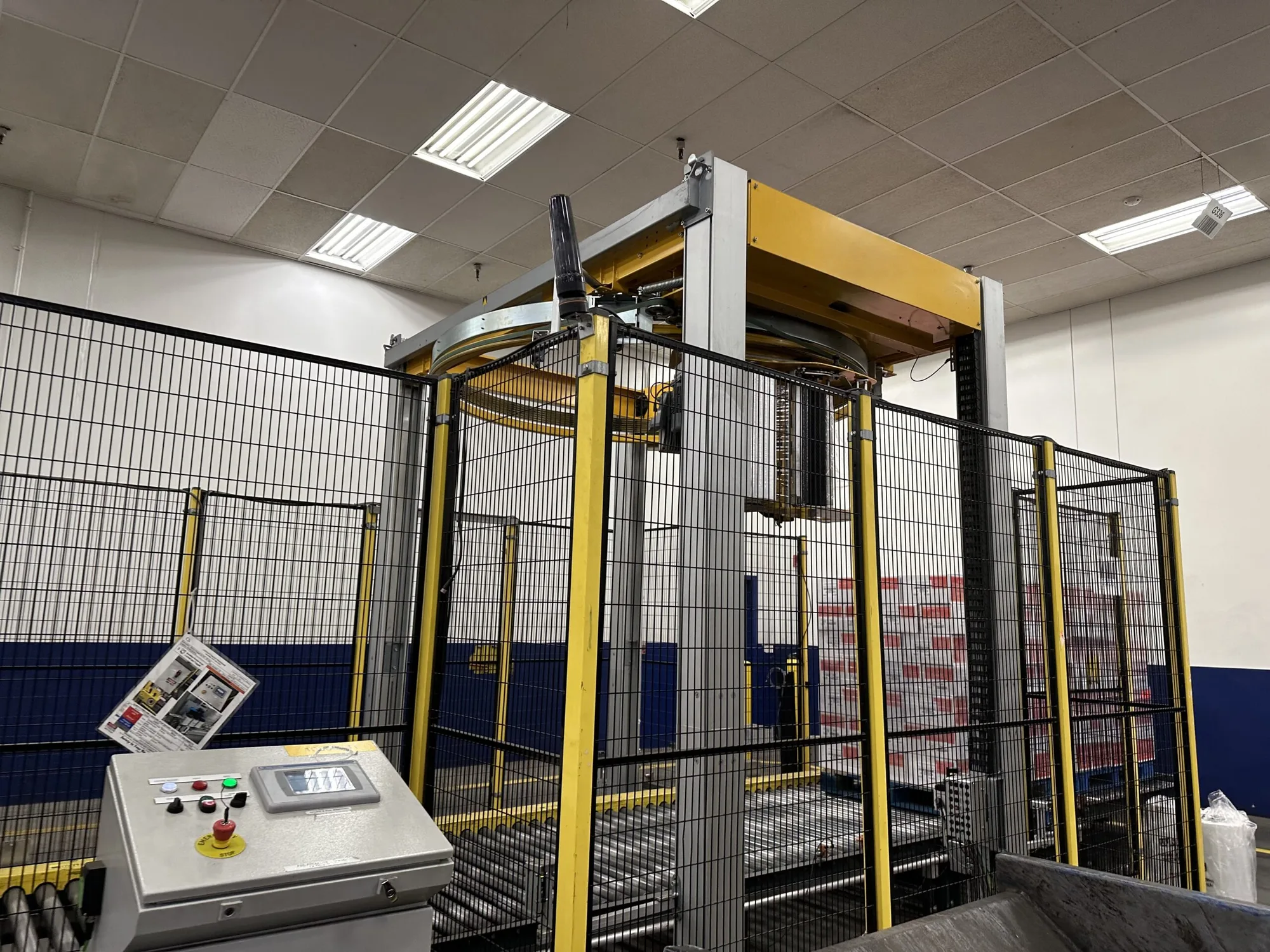 USED 2019 MULLER LCS OCTOPUS (RING) MODEL 1717 PALLET STRETCH WRAPPER