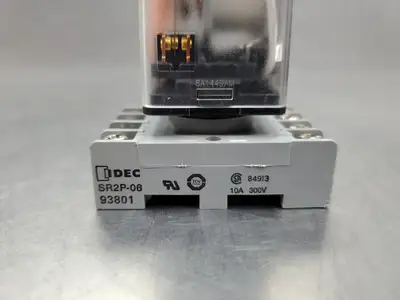 USED Siemens 3TX7112-1LF13 120VAC Relay w/Idec SR2P-06 Relay Base