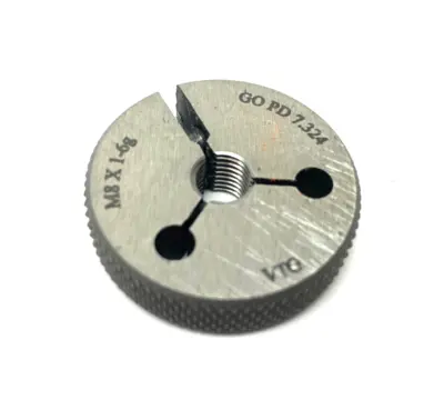 Used VERMONT GAGE THREADED RING GAUGE M8X1-6G GO PITCH DIA. 7.324 Pin & Plug Gages Michigan US | Maverick Industrial Sales #1123041
